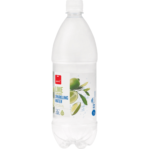 Pams Lime Sparkling Water 1 L
