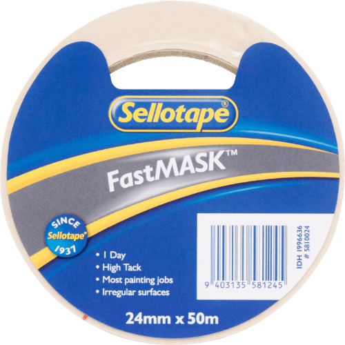 Sellotape Fastmask Masking Tape 24mm x 50m