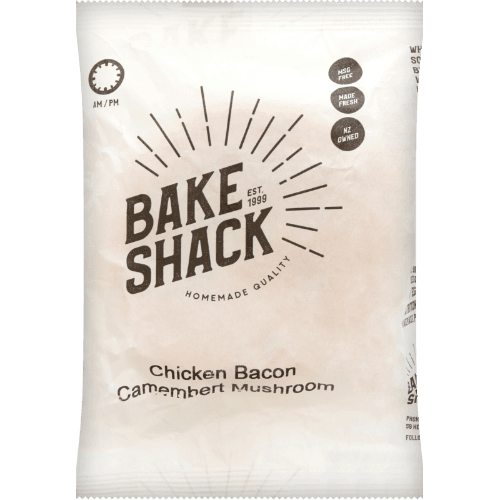 Bake Shack Chicken Bacon Camembert Mushroom Pie