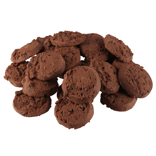 Double Chocolate Chip Shortbread Biscuits 24 pack