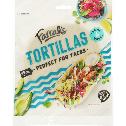 Farrah's Flame Baked Taco Tortillas