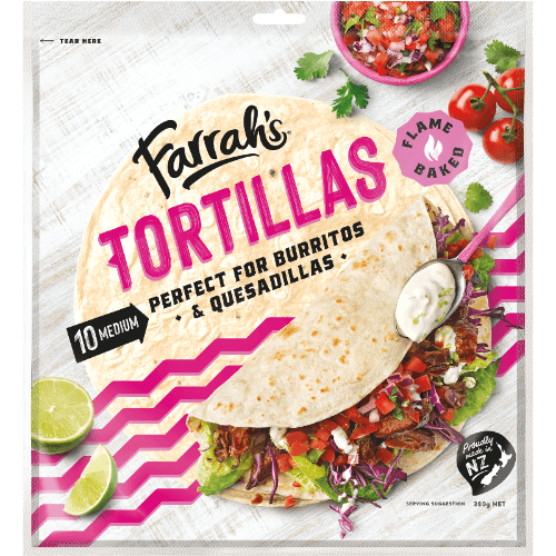Farrah's Flame Baked Tortillas