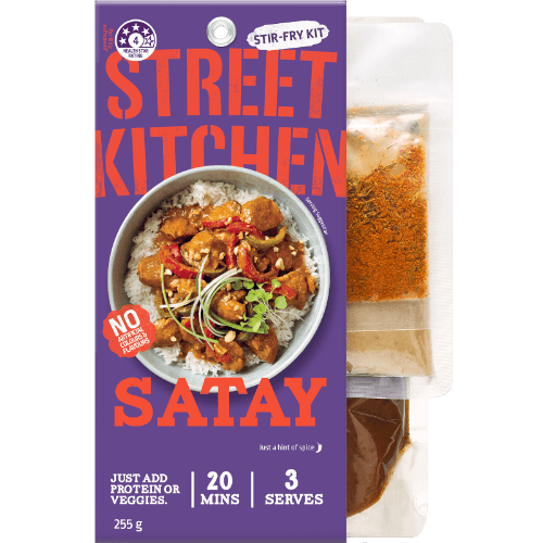Street Kitchen Malaysian Peanut Satay Asian Stir Fry Kit