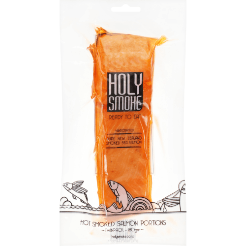 Holy Smoke Hot Smoked Salmon Portions 180 g