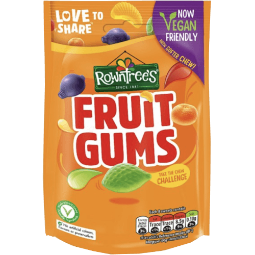 Rowntrees Vegan Fruit Gums