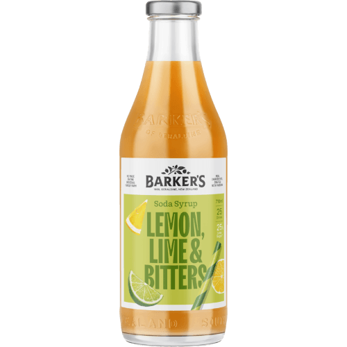 Barker's Lemon Lime & Bitters Soda Syrup 710 mL