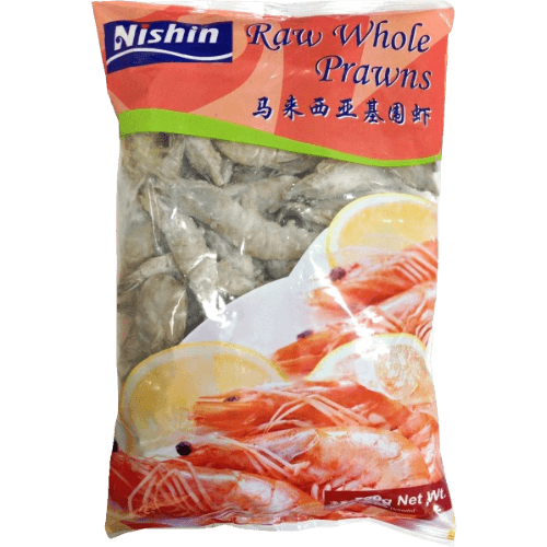 Nishin Whole Raw Vannamei Prawns