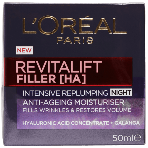 L'Oreal Paris Revitalift Filler [+HA] Replumping Night Cream