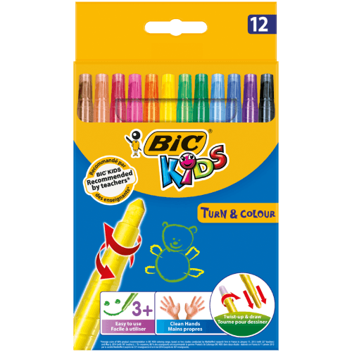 Bic Kids Turn & Colour Crayons