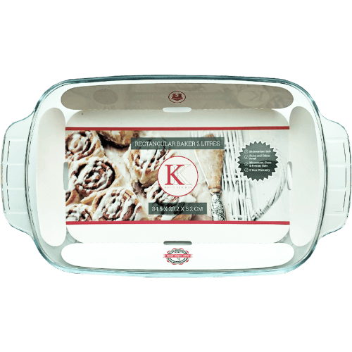 Kate's Kitchen Rectangular 2 Litre Baker