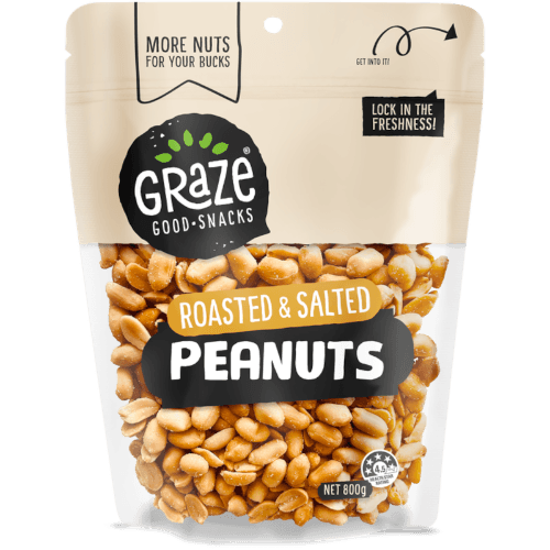 Graze Roasted Salted Peanuts