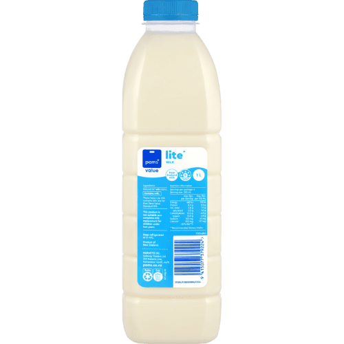 Pams Value Lite Milk 1 L