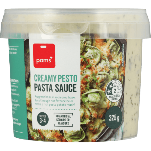 Pams Creamy Pesto Pasta Sauce