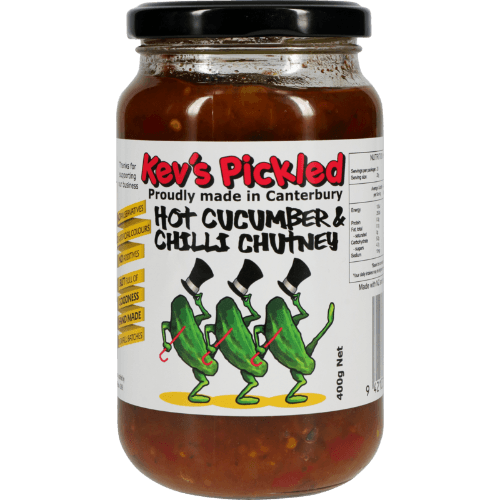 Kevs Pickled Hot Cucumber & Chilli Chutney