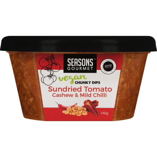 Seasons Sundried Tomato & Cashew with Chilli & Coriander Chunky Dip