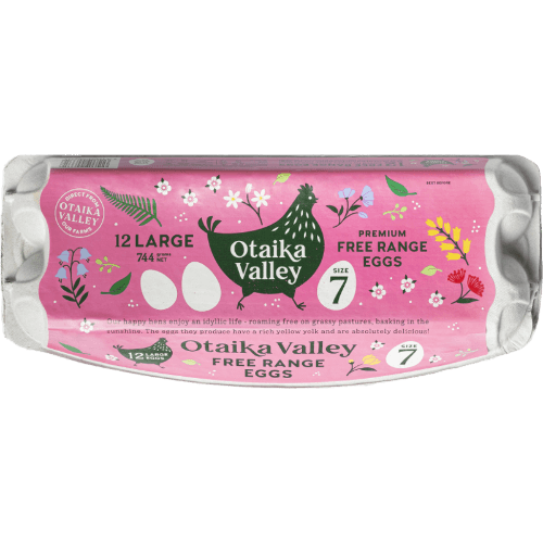 Otaika Valley Premium Free Range Size 7 Eggs