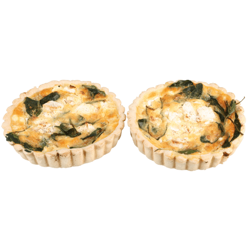 Small  Spinach And Feta Quiche
