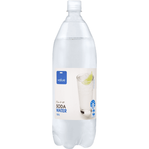 Value Soda Water 1.5 L