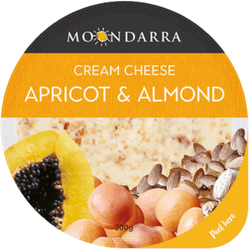 Moondarra Cheese Apricot & Almond Cream Cheese