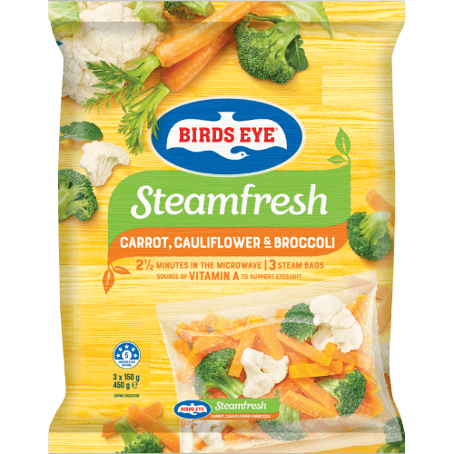 Birds Eye SteamFresh Carrot Cauliflower Broccoli Mix