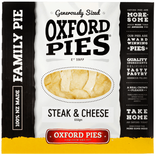 Oxford Pies Steak & Cheese Pie