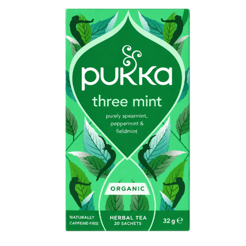 Pukka Three Mint Herbal Tea Sachets
