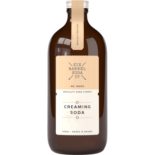 Six Barrel Soda Co Creaming Soda Syrup 500 mL