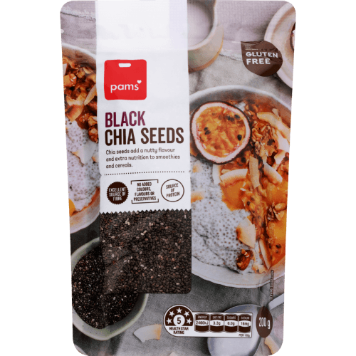 Pams Black Chia Seeds