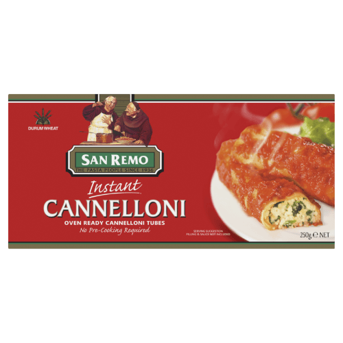 San Remo Instant Cannelloni Dry Pasta