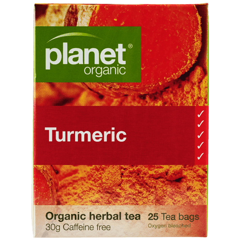 Planet Organic Turmeric Organic Herbal Tea Bags