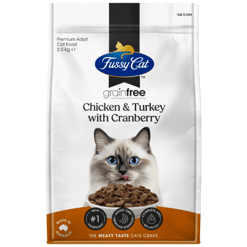 Fussy Cat Grainfree Chicken & Turkey With Cranberry Premium Adult Cat Food