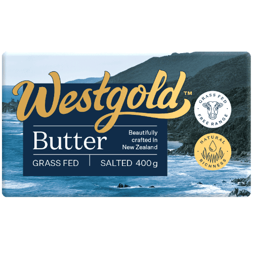 Westgold Salted Grass Fed New Zealand Butter