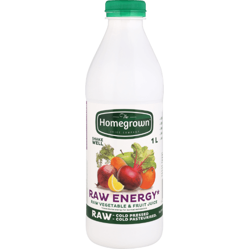 The Homegrown Juice Company Raw Energy Raw Vegetable & Fruit Juice