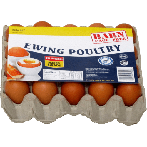 Ewing Cage Free Barn Mixed Grade Eggs