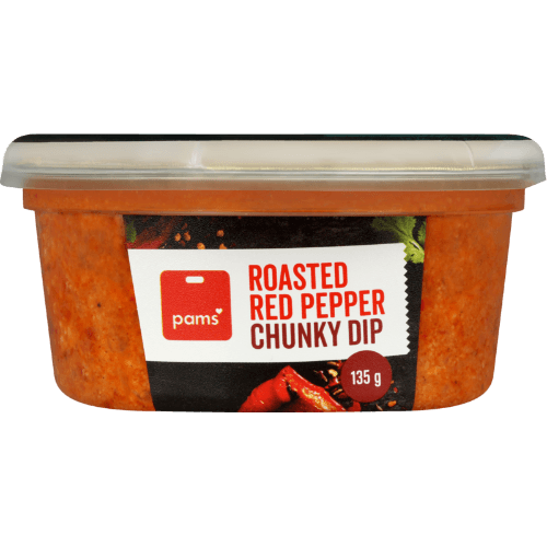 Pams Roasted Red Pepper Chunky Dip