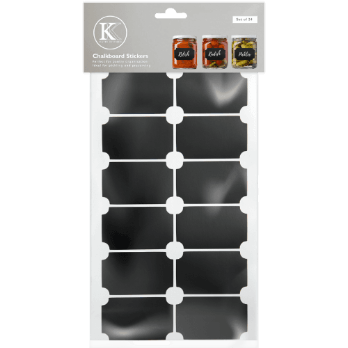 Kate's Kitchen Chalk Board Jar Stickers