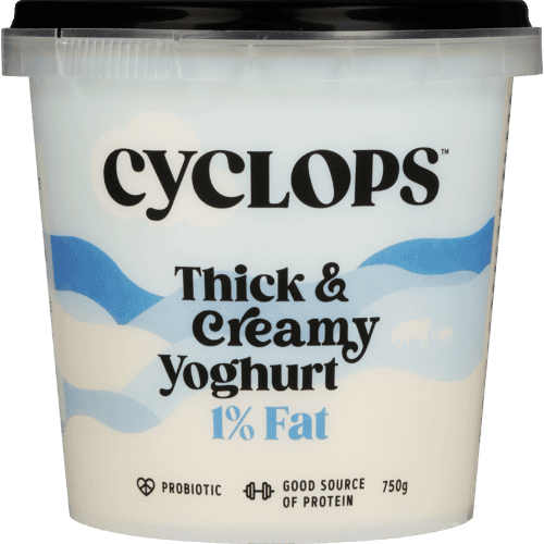 Cyclops 1% Fat Thick & Creamy Yoghurt
