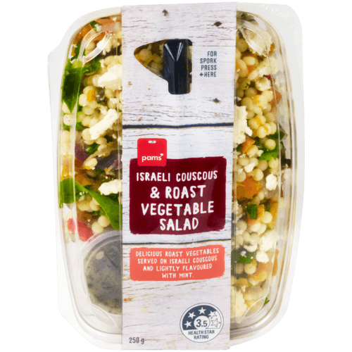 Pams Fresh Israeli Couscous & Roast Vegetable Salad