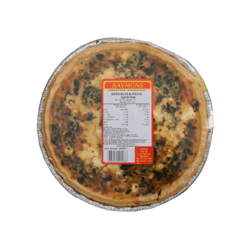 Raymons Pies Spinach & Feta Quiche Pie 650 g