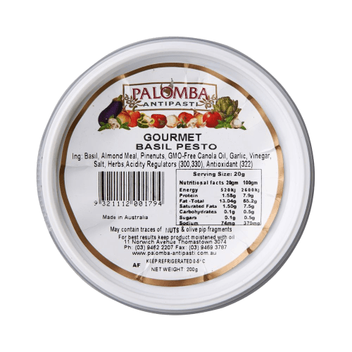 Palomba Gourmet Basil Pesto 200 g