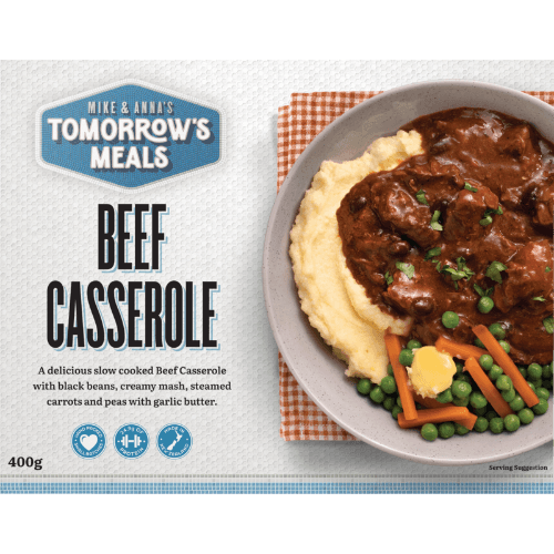 Tomorrow's Meals Beef Casserole Frozen Meal