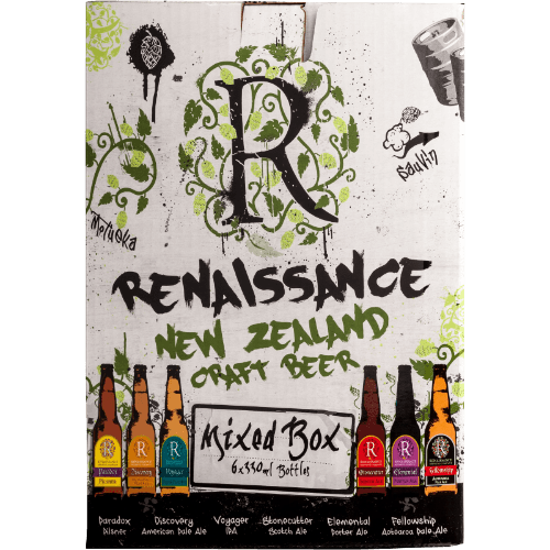 Renaissance New Zealand Mixed Box Beer Bottles