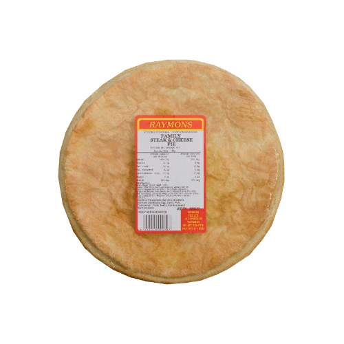 Raymons Pies Steak & Cheese Family Pie