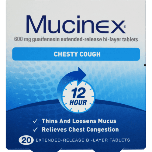 Mucinex Chesty Cough Fast Effective Tablets
