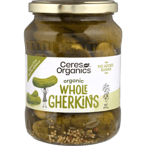 Ceres Organics Organic Whole Gherkins