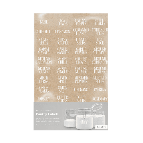 Kate's Kitchen Herb & Spice Jar Labels