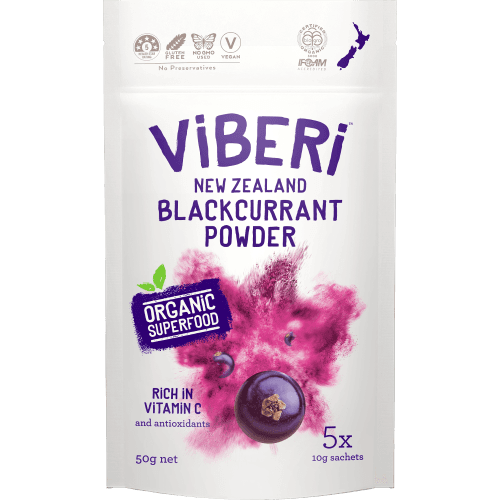 Viberi New Zealand Blackcurrent Powder Sachets