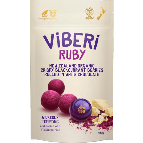 Viberi Ruby White Chocolate Blackcurrants