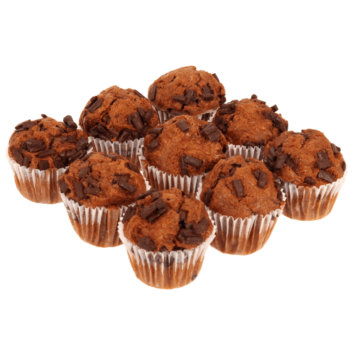 Mini Double Chocolate Muffins 9 pack