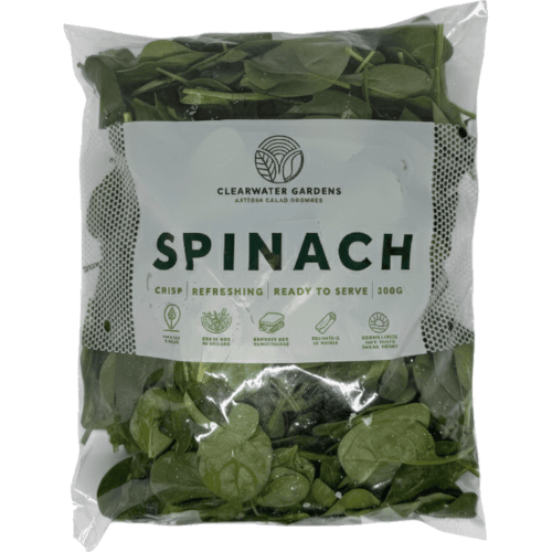 Clearwater Gardens Spinach Leaf 300 g